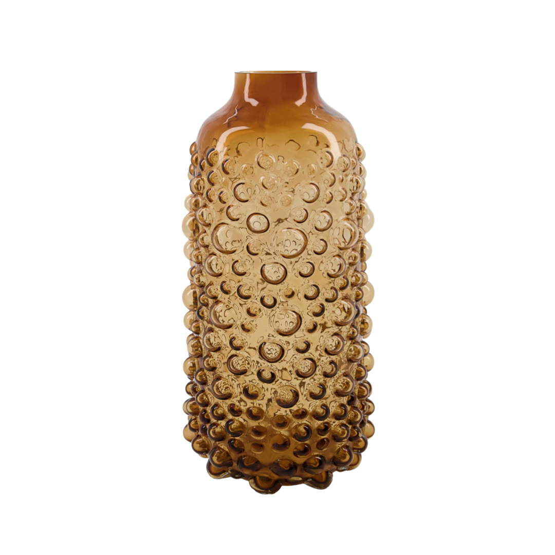 Amber Foam Vase