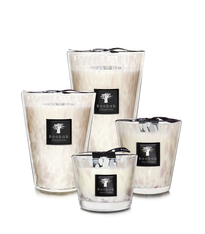 Baobab White Pearl Candle