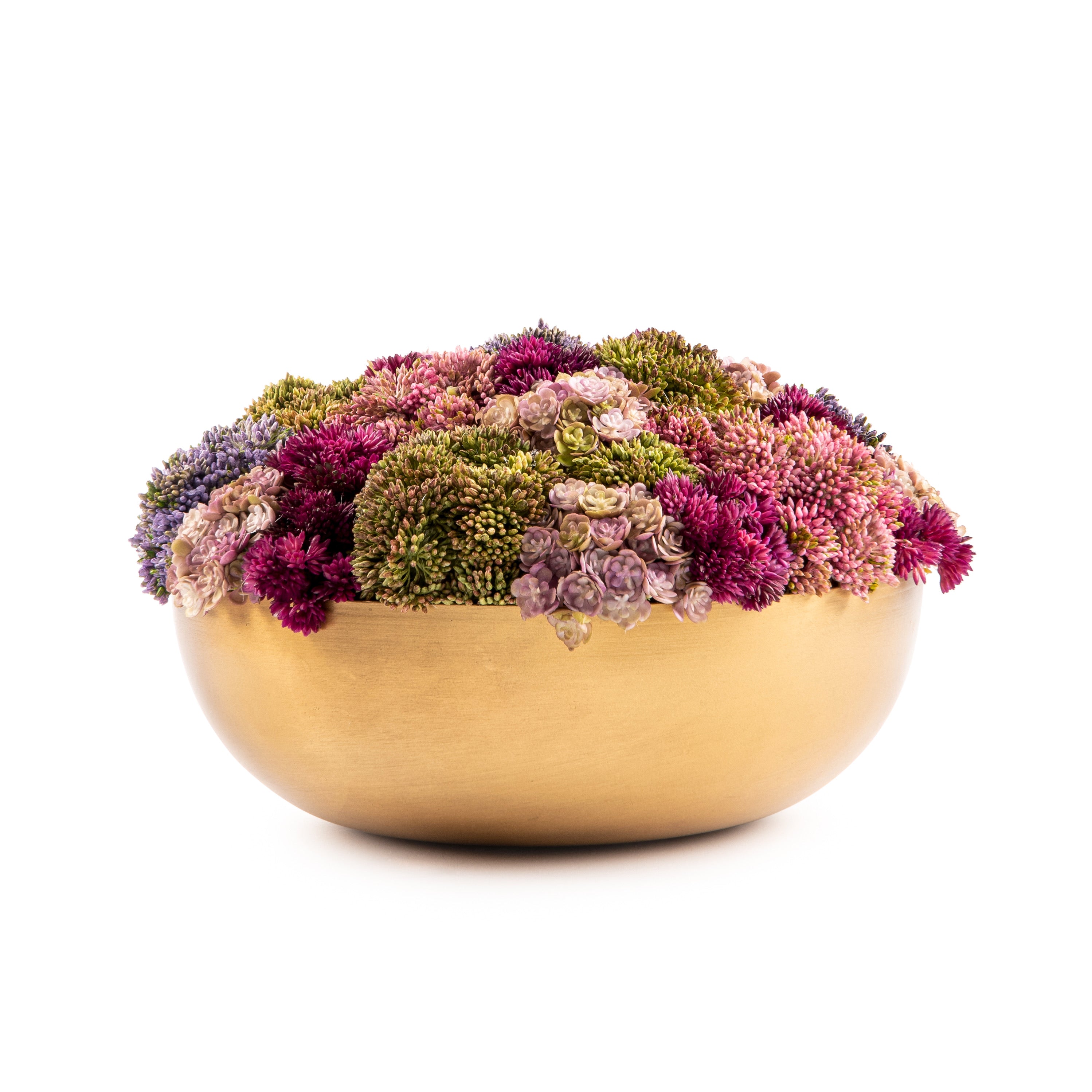 Gold Floral Pot