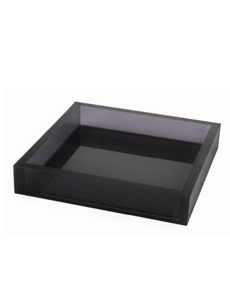 Black Lucite Tray