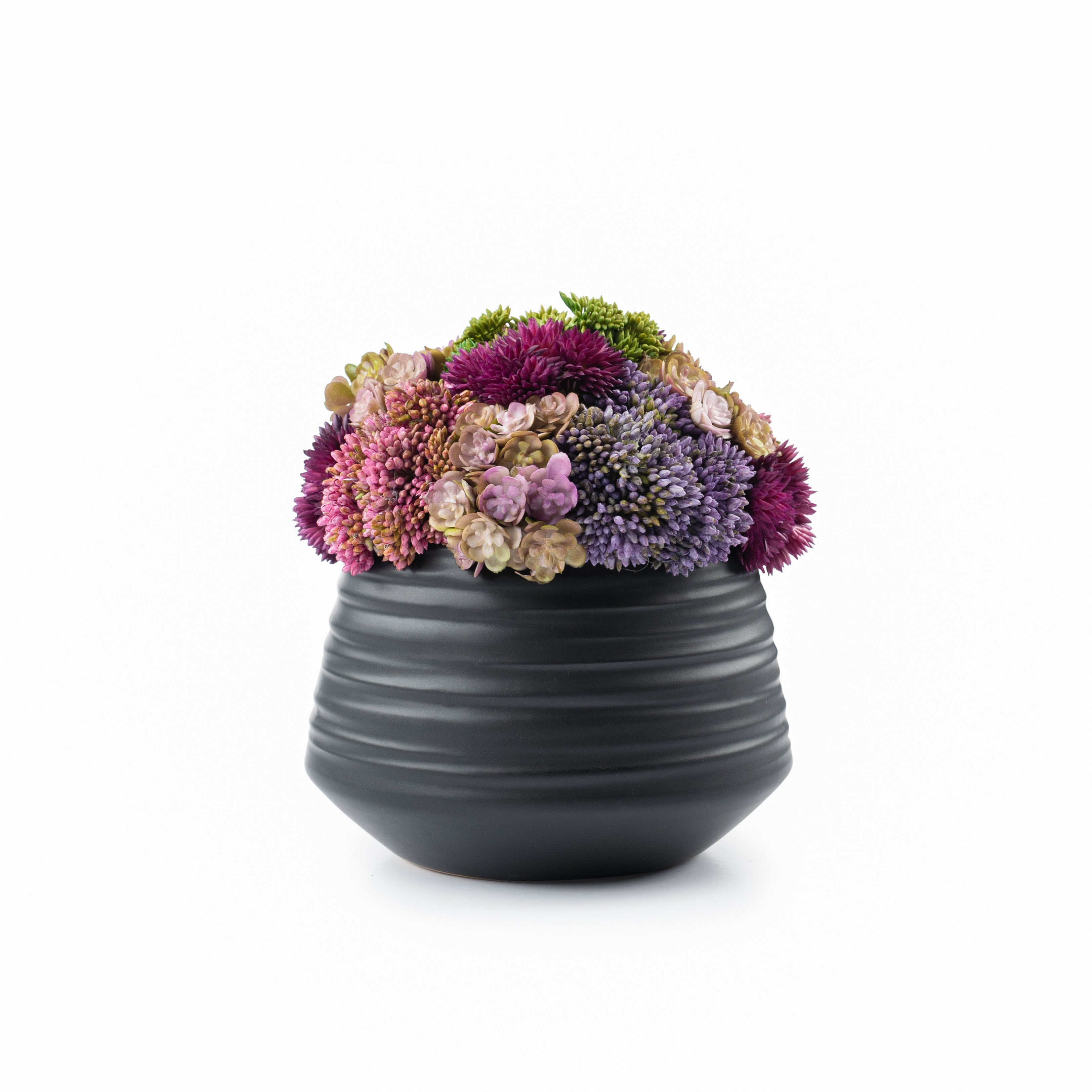 Floral Black Mini Decor