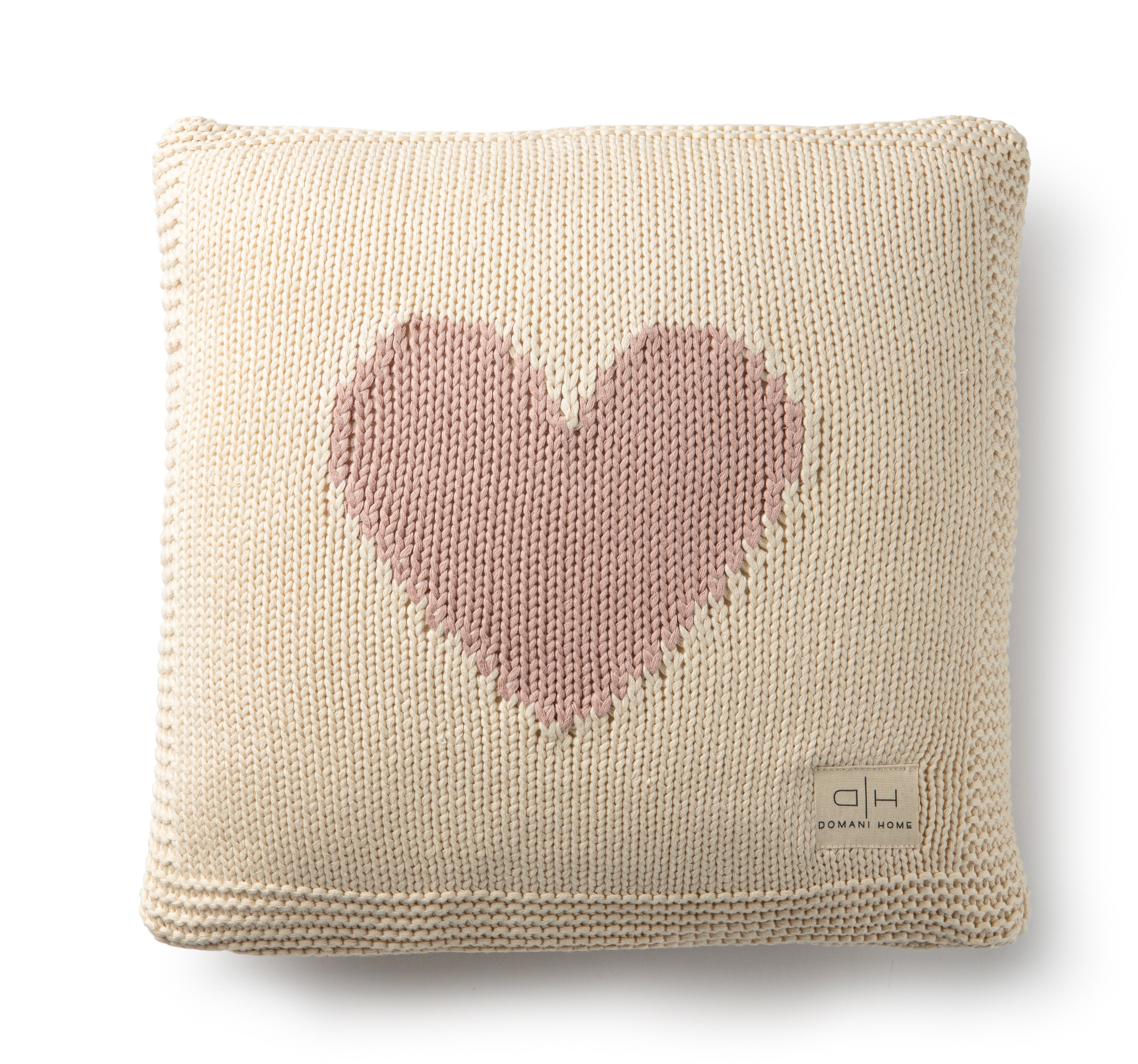 Pink Heart Love Pillow