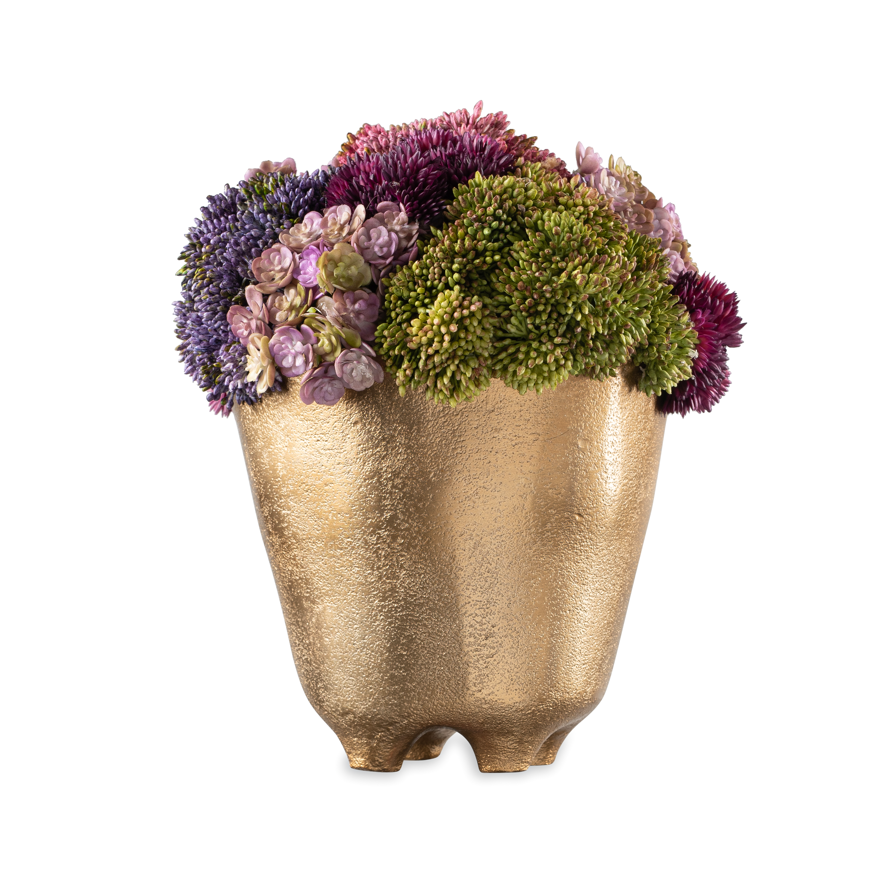 Floral Mini Gold Pot