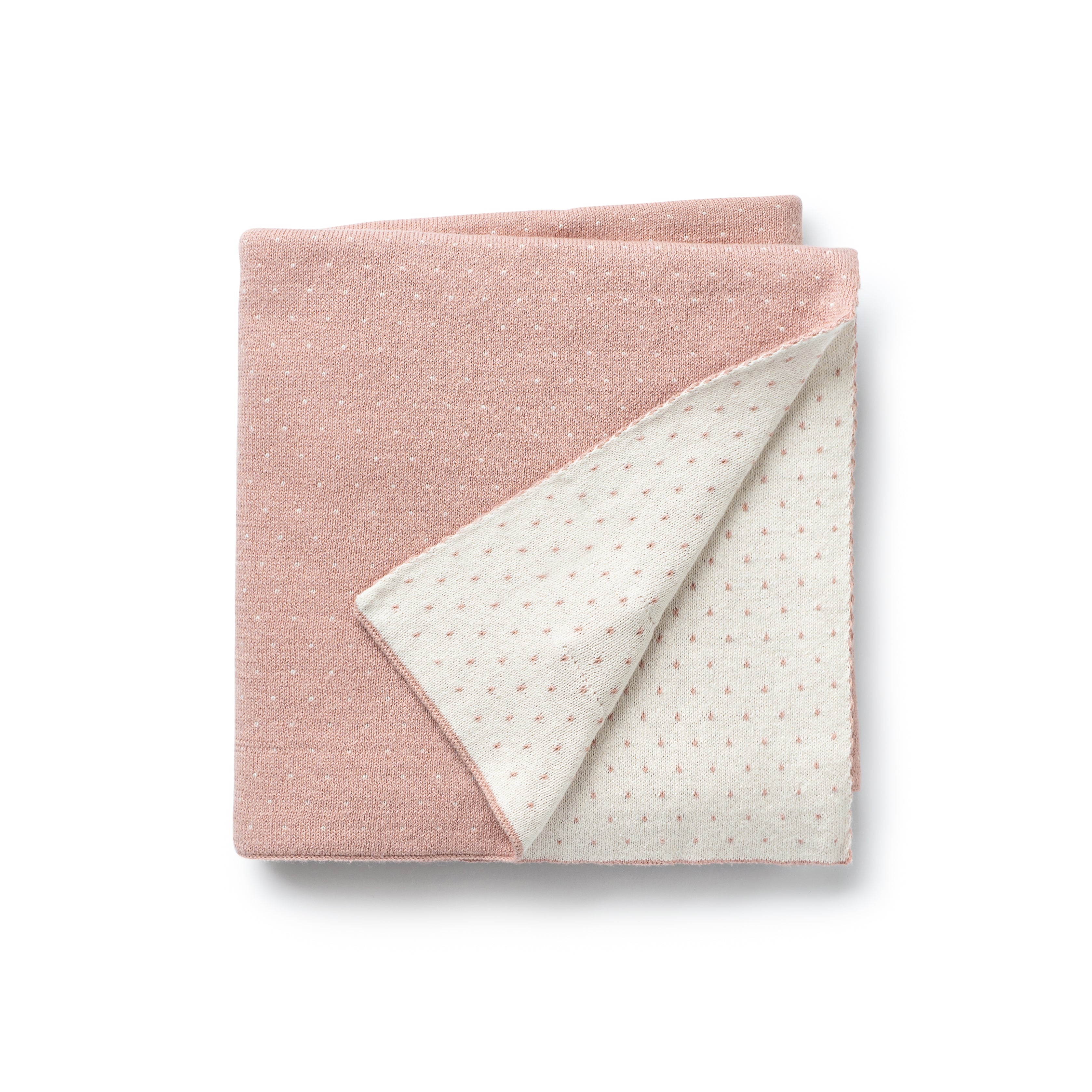 DH Pink Dotty Pouch & Blanket Set
