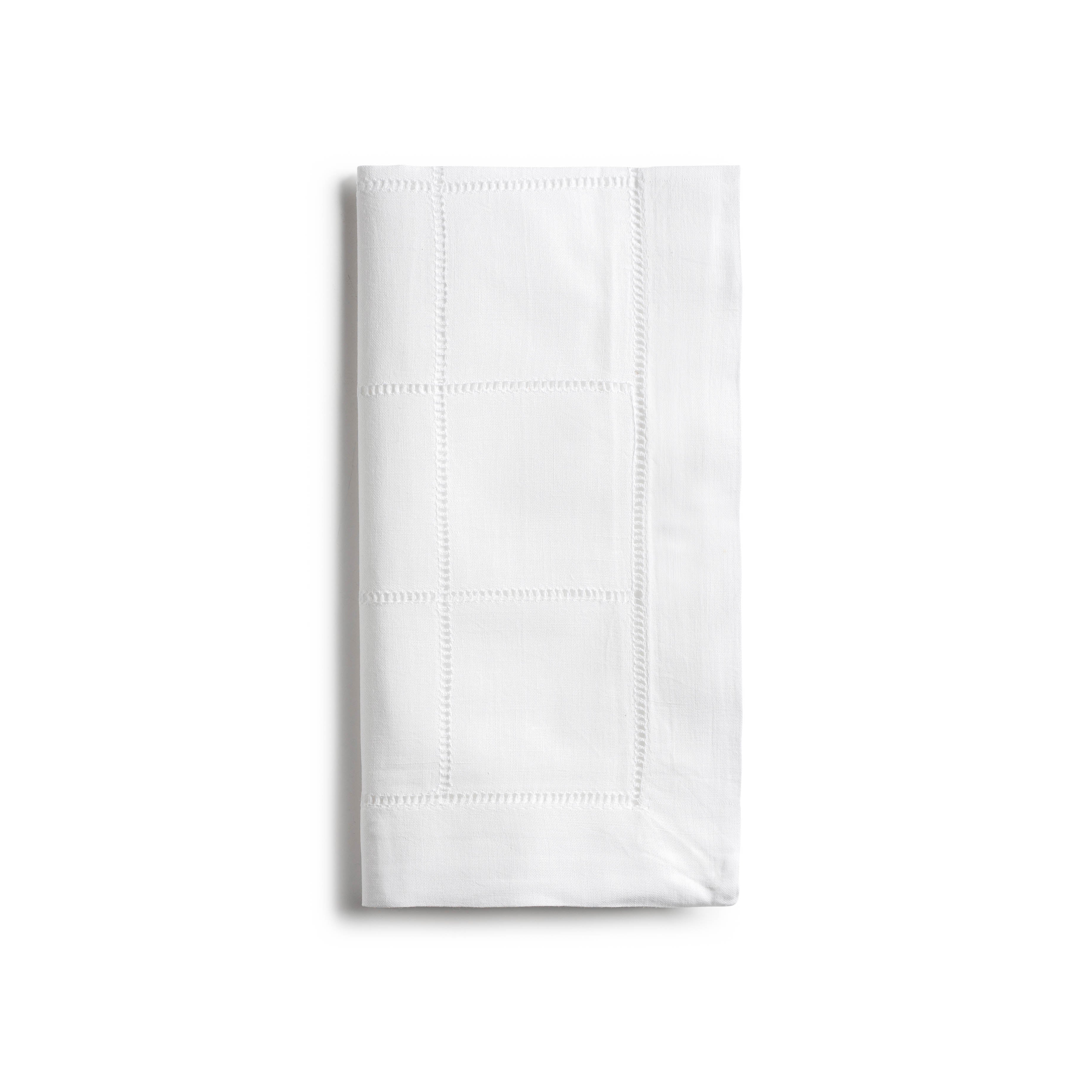 Block Hemstitch Napkins Set of 6