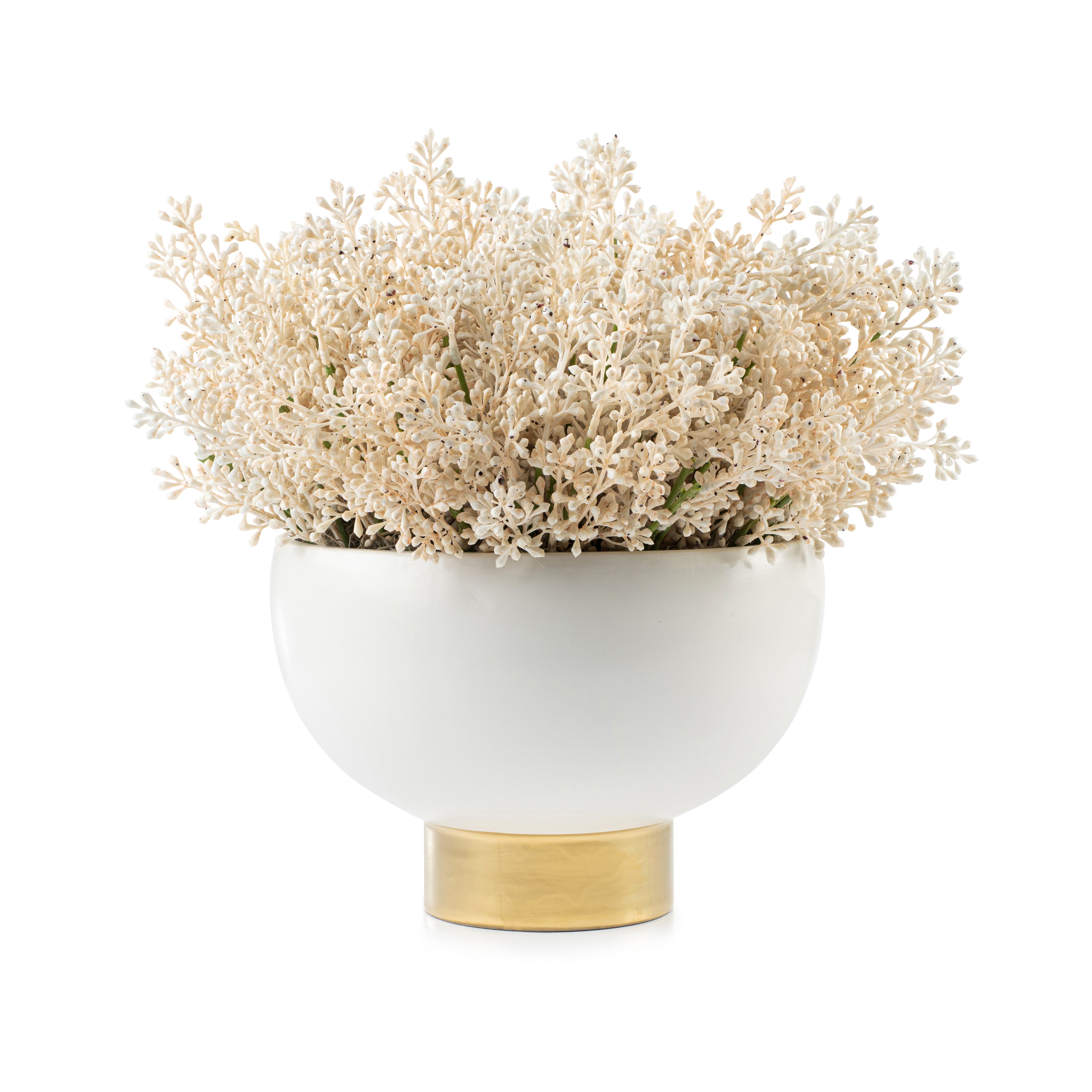 White Seeded Pedestal