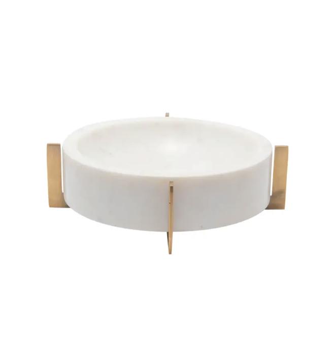 Marble & Brass Dip Bowls