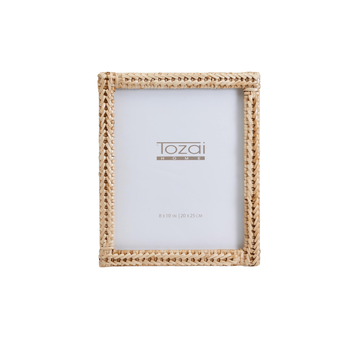 Amanpulo Woven Rattan Photo Frame
