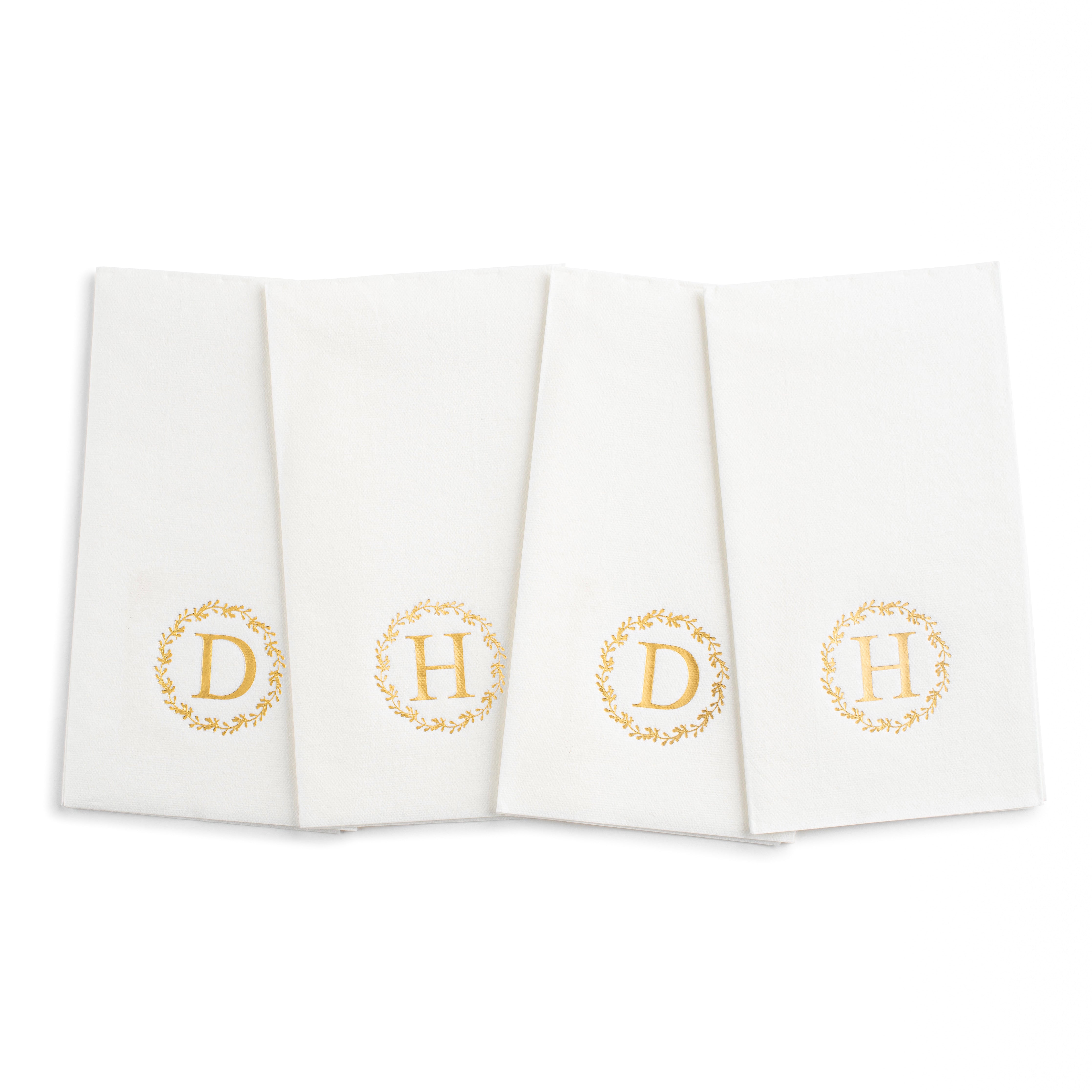 Gold Wreath Airlaid Napkins