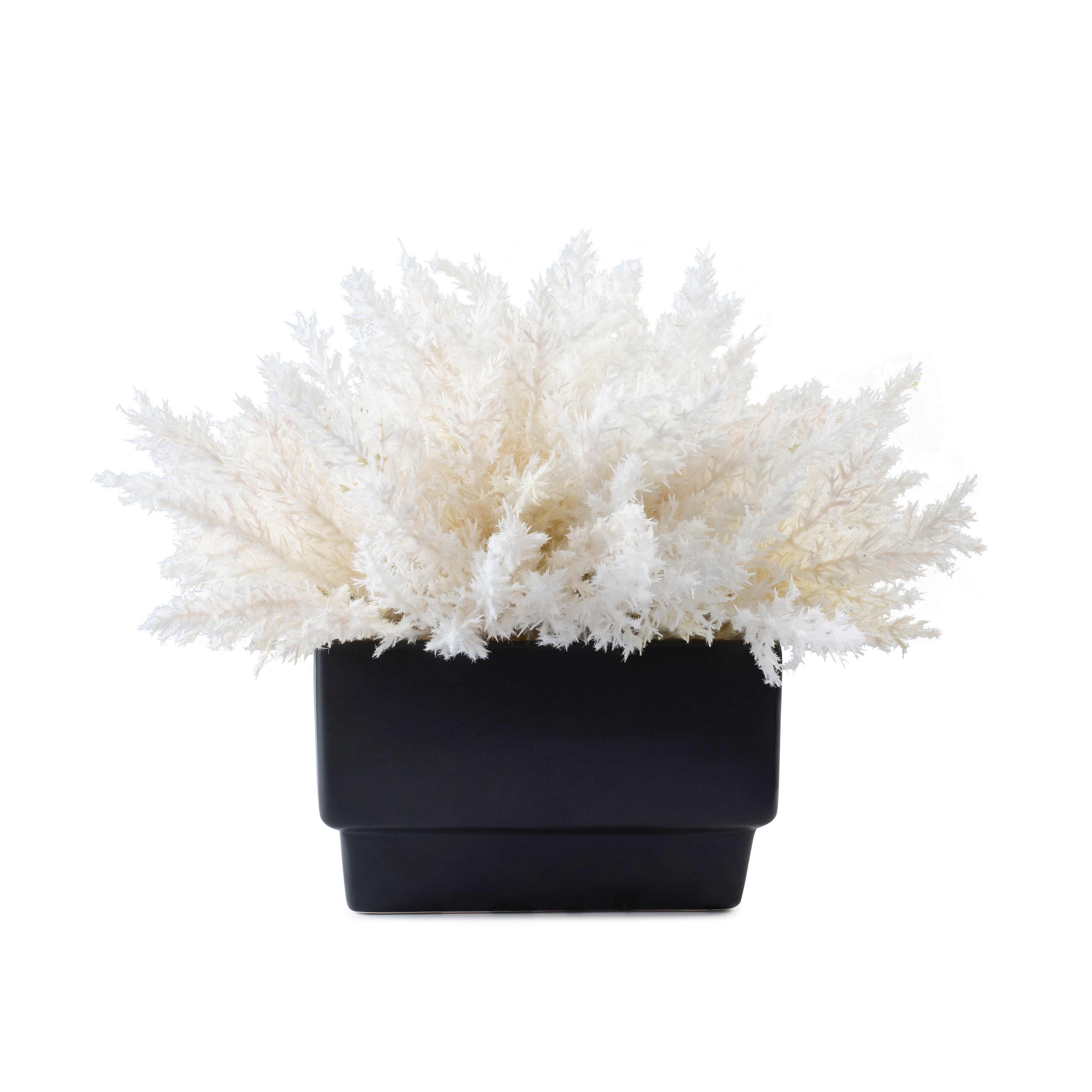 Square Pampas Floral Pot