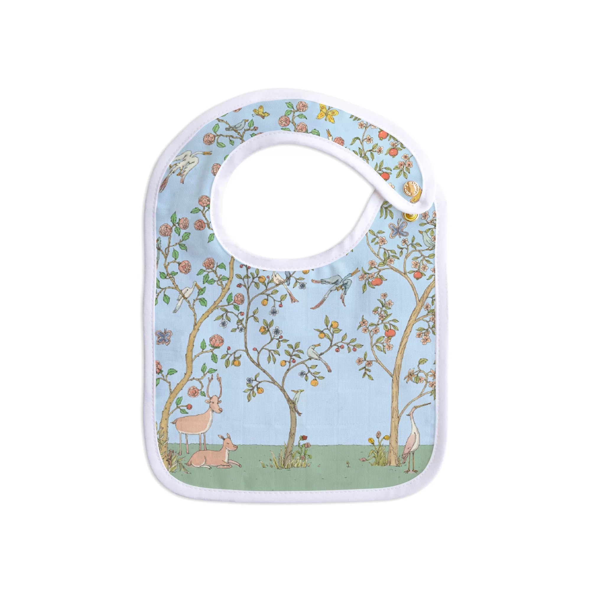 Atelier Choux Blue Bloom Baby Bib