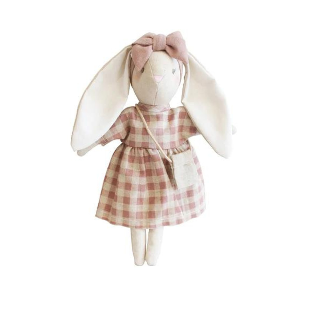 Sofia Mini Rose Check Bunny