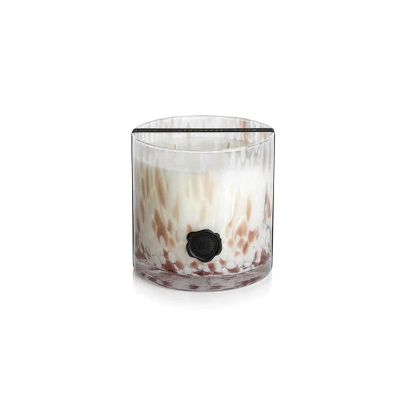 Opal Glass Three Wick Candle