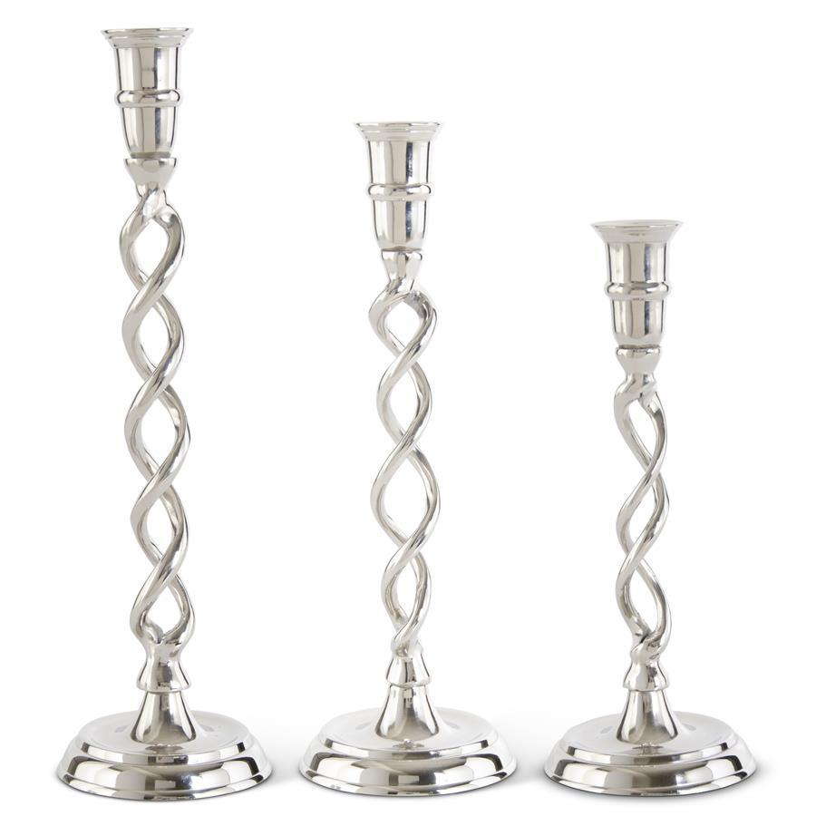 Metal Twisted Taper Candleholders