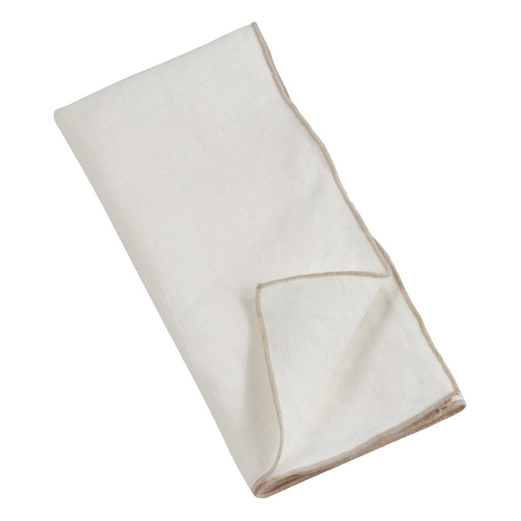 Stonewashed Stitch Border Napkin 4PC