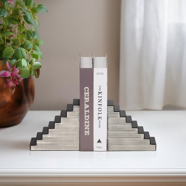 Striped Steps Bookends