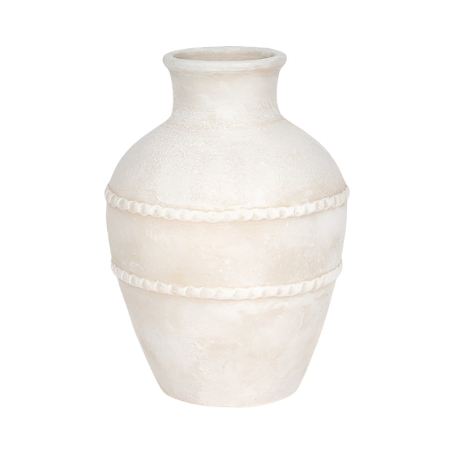Traditional Textured Terracotta Vase
