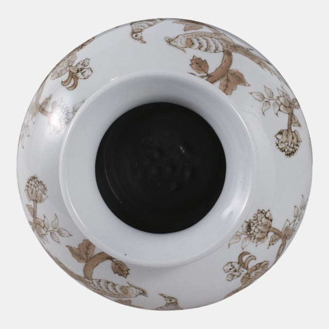 Chinoiserie Bird & Vines Vase