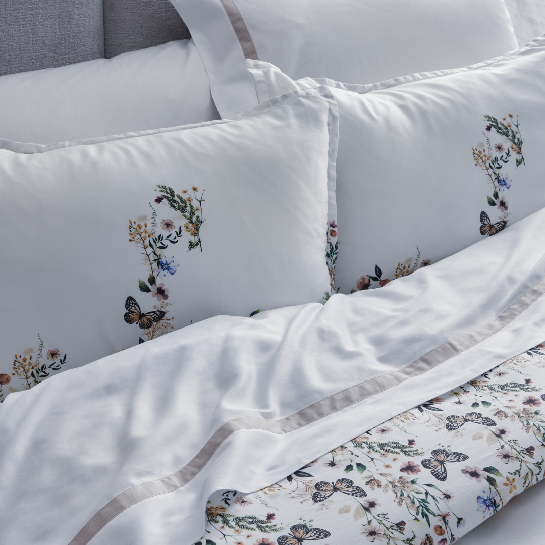 DH Jouy Papillon Linen Set 4PC