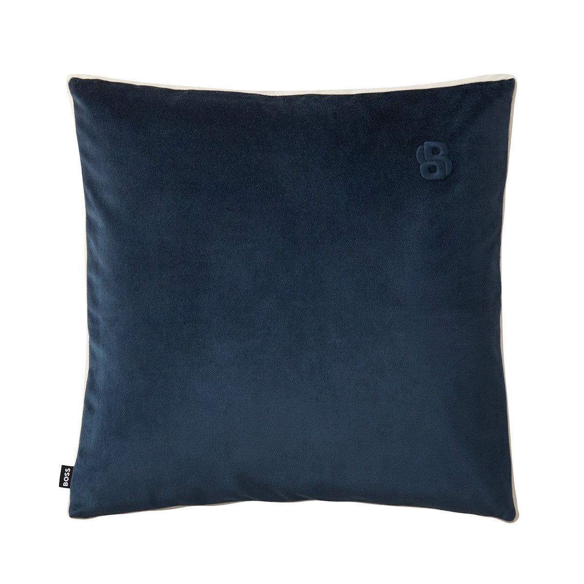 B Velvet Decorative Pillow