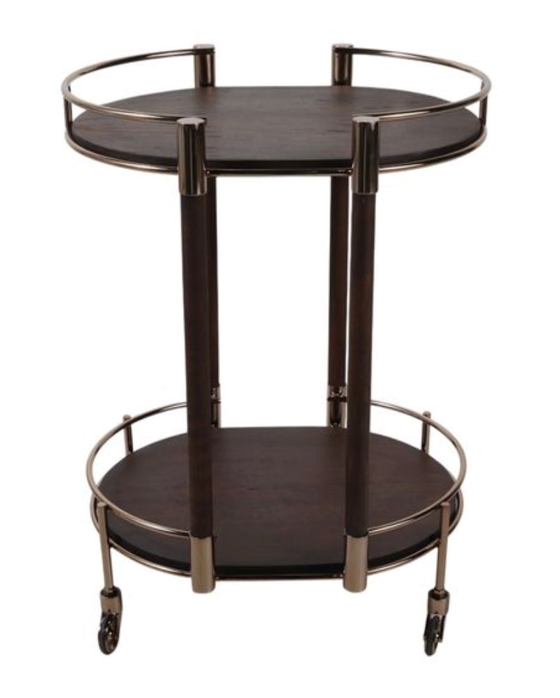 Marion Bronze Bar Cart