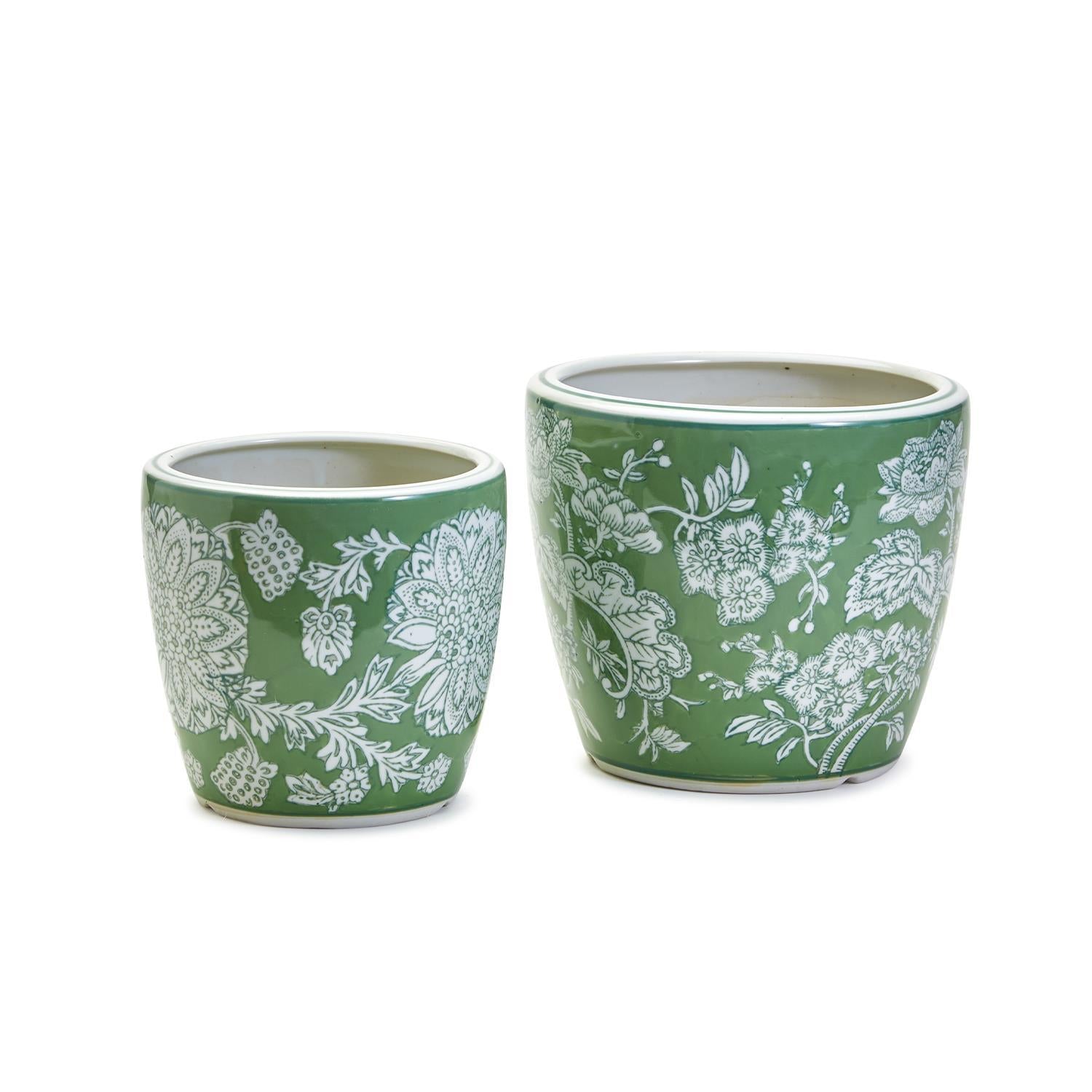 Countryside Cachepot Planter Set Of 2
