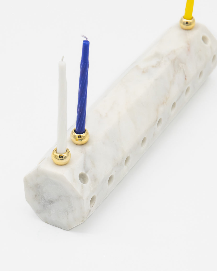 Marble Octagonal Menorah