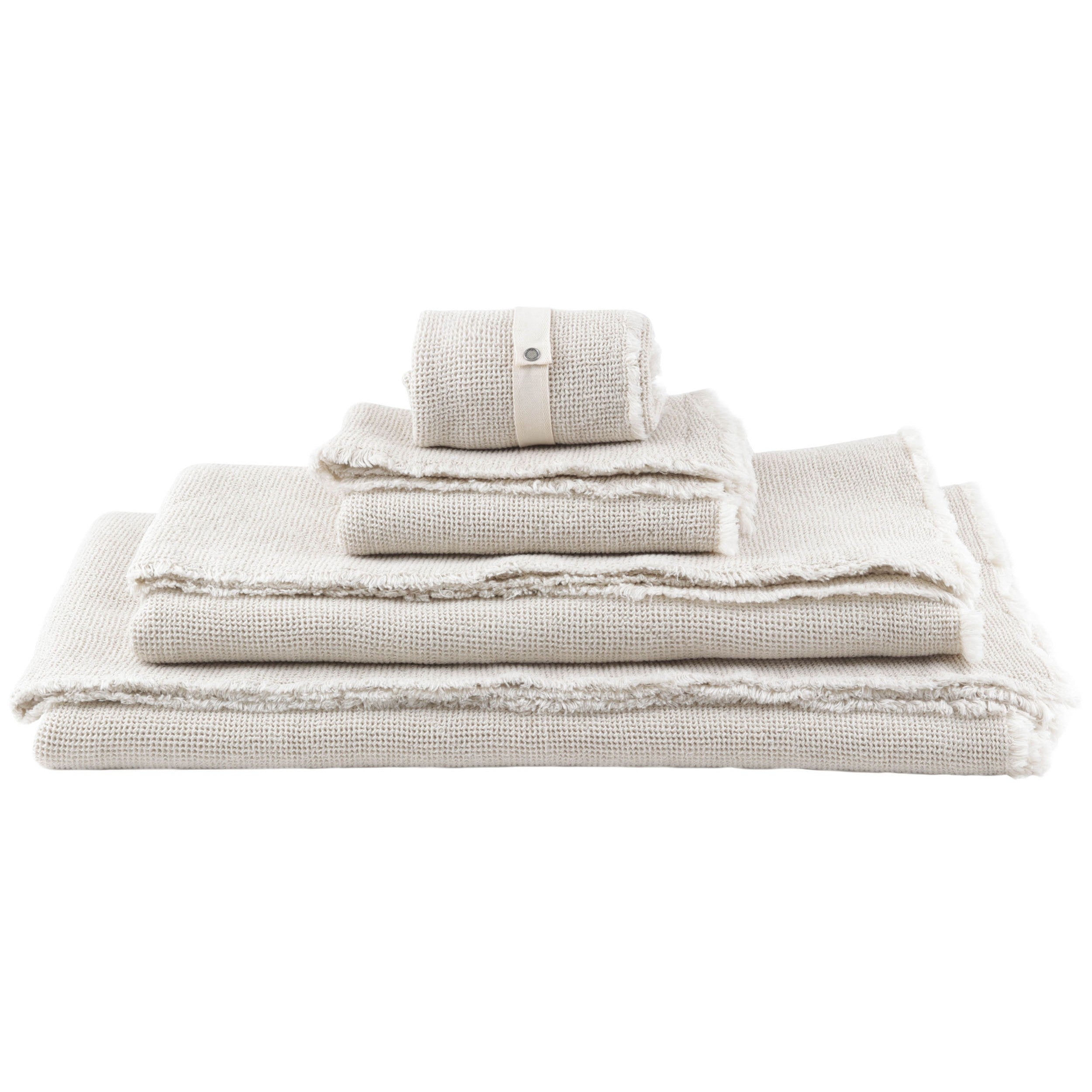 Waffle Towels with Fringes