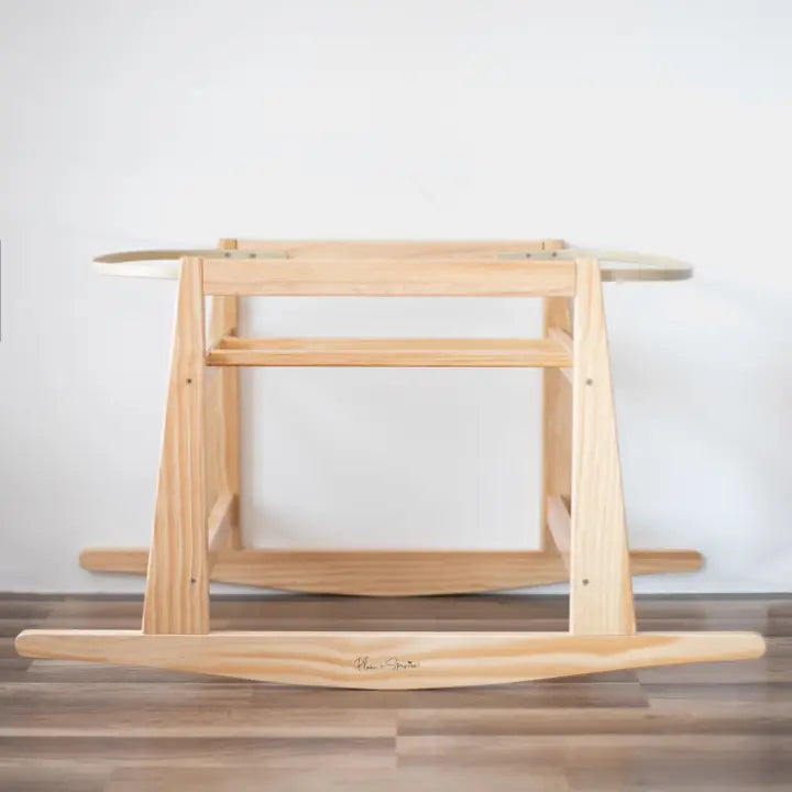 African Moses Bassinet Rocking Stand with Brake