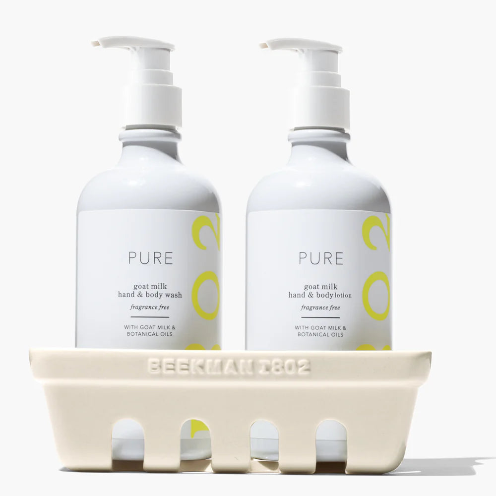 Beekman Pure (Fragrance Free) Caddy Set