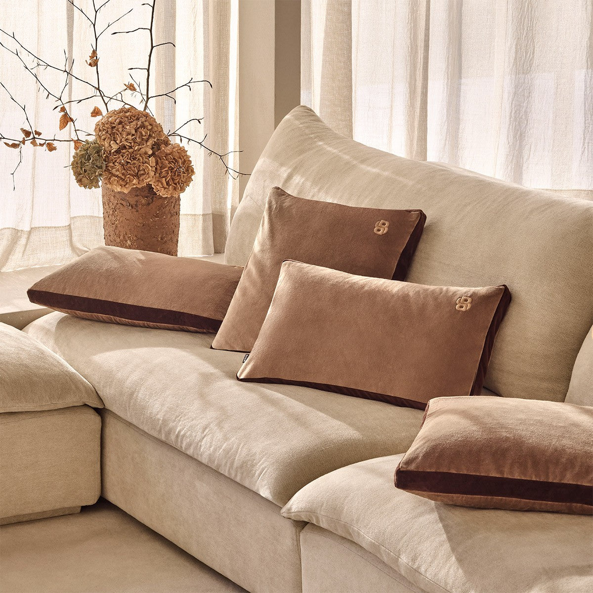 Hugo Boss B Velvet Decorative Pillow