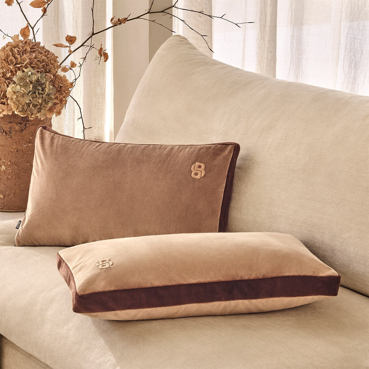 Hugo Boss B Velvet Decorative Pillow