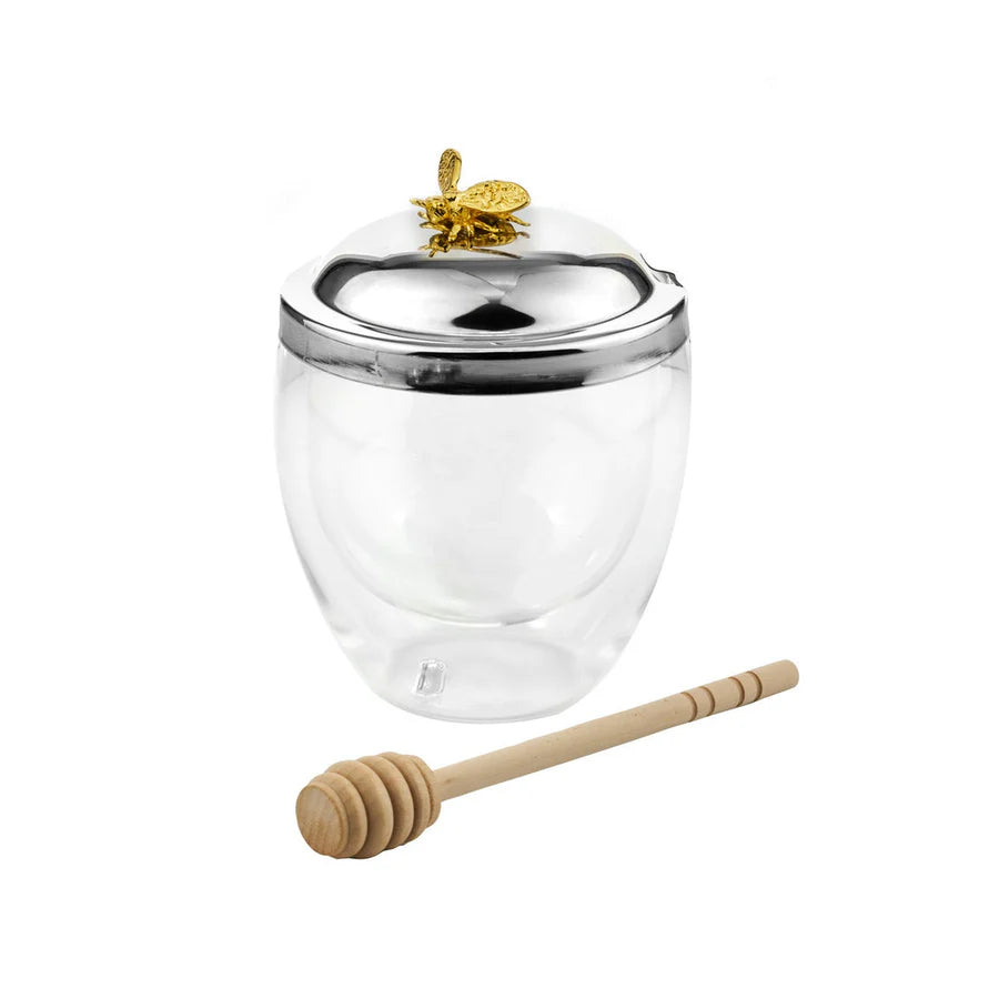 Bee Double Wall Honey Dish