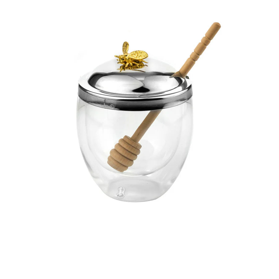 Bee Double Wall Honey Dish