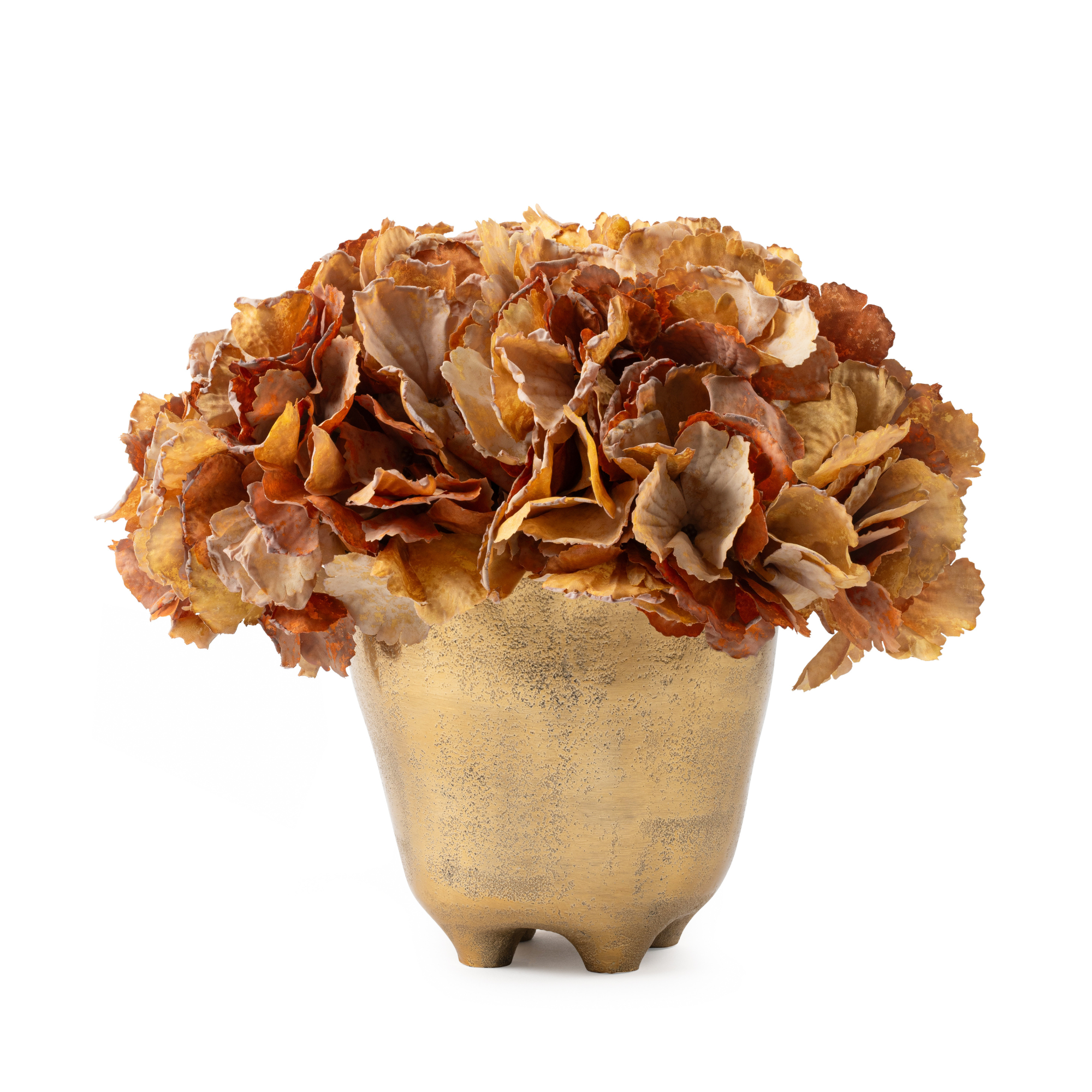Antique Hydrangea Footed Pot