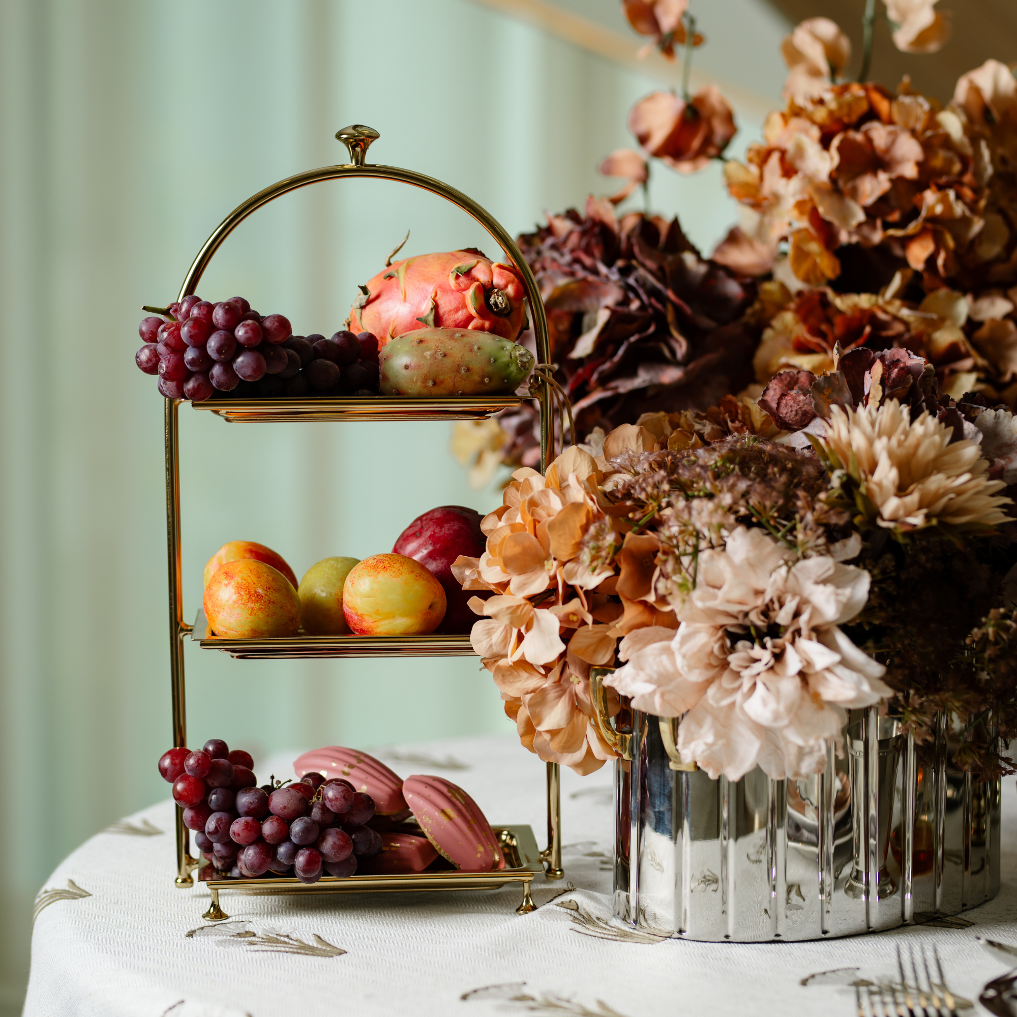 Polished Gold High Tea 3-Tier Stand
