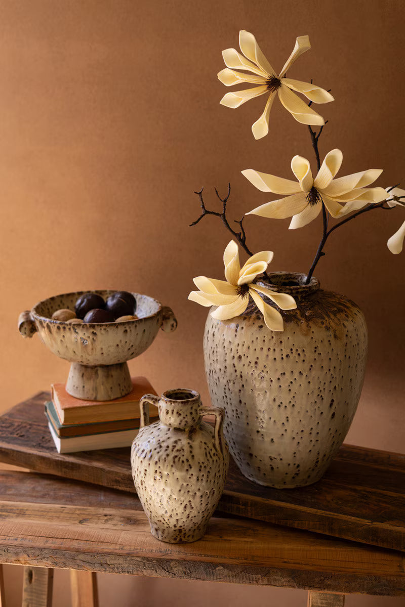 Rustic Ceramic Compote