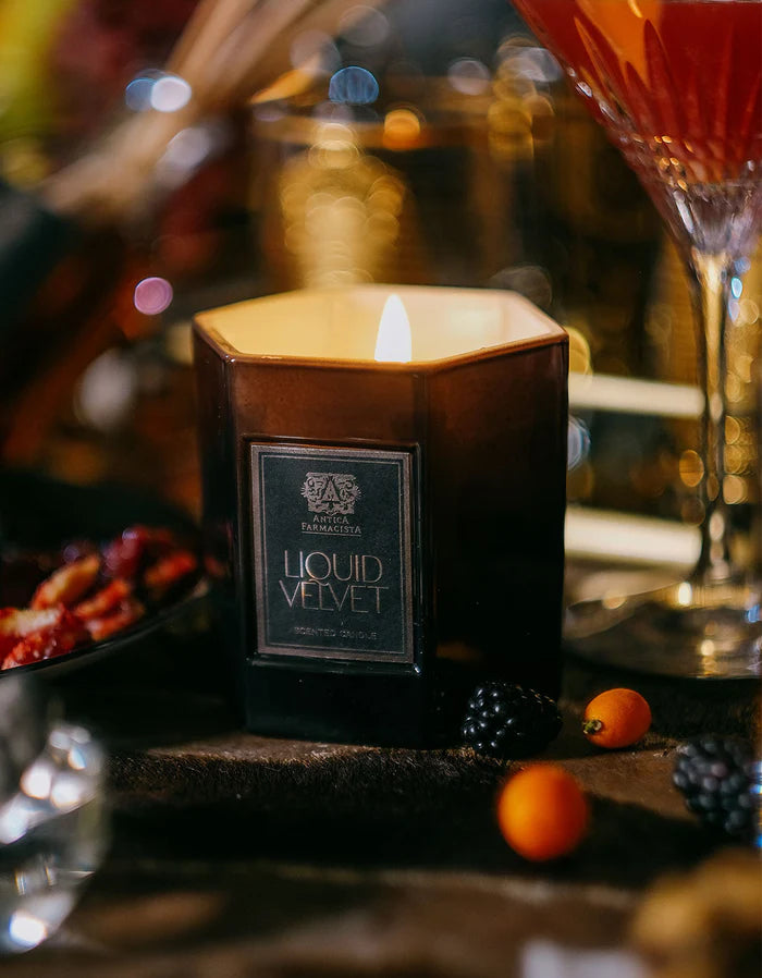 Liquid Velvet Hexagonal Candle