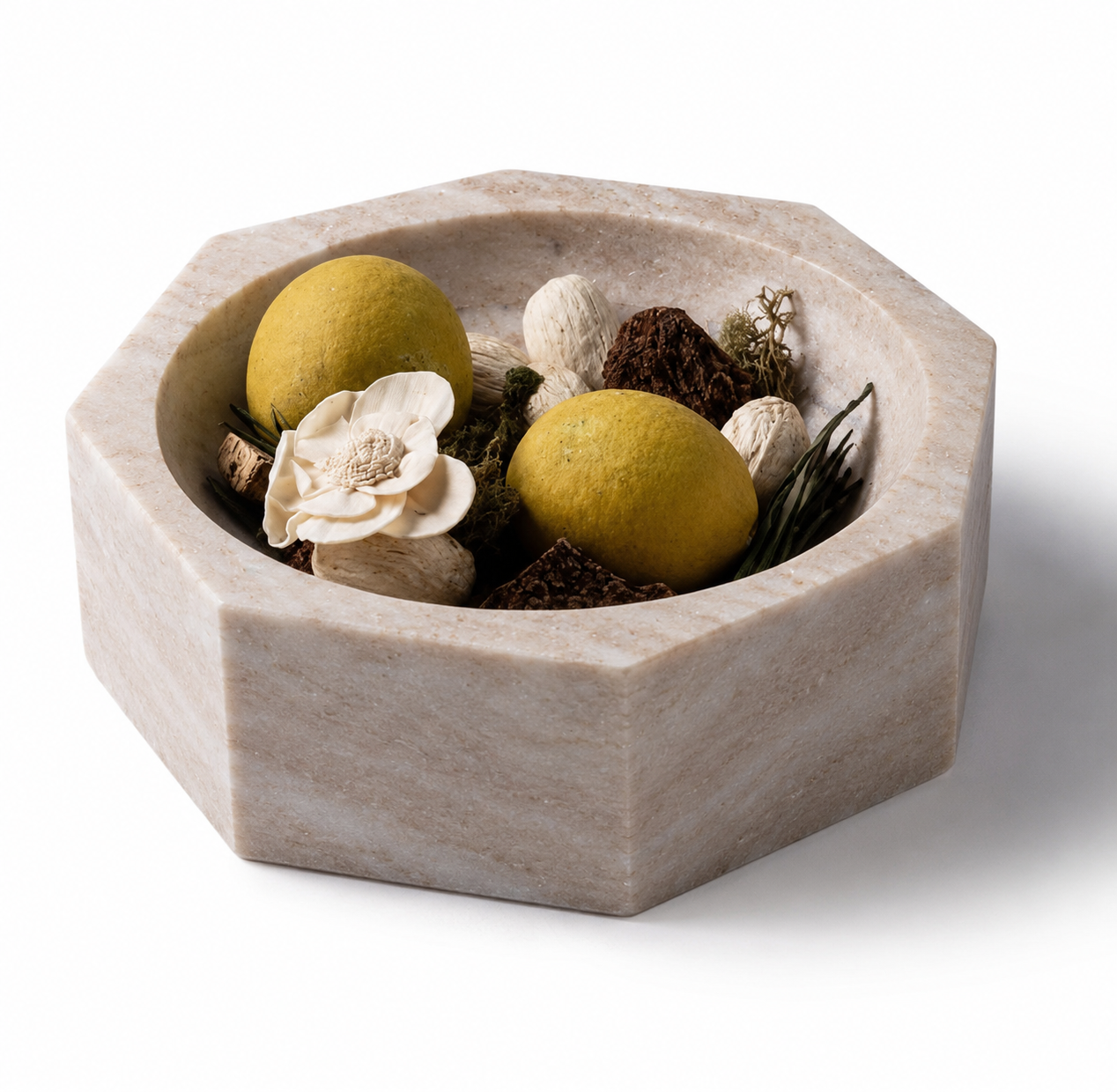White Amaryllis  Bowl Gift Set