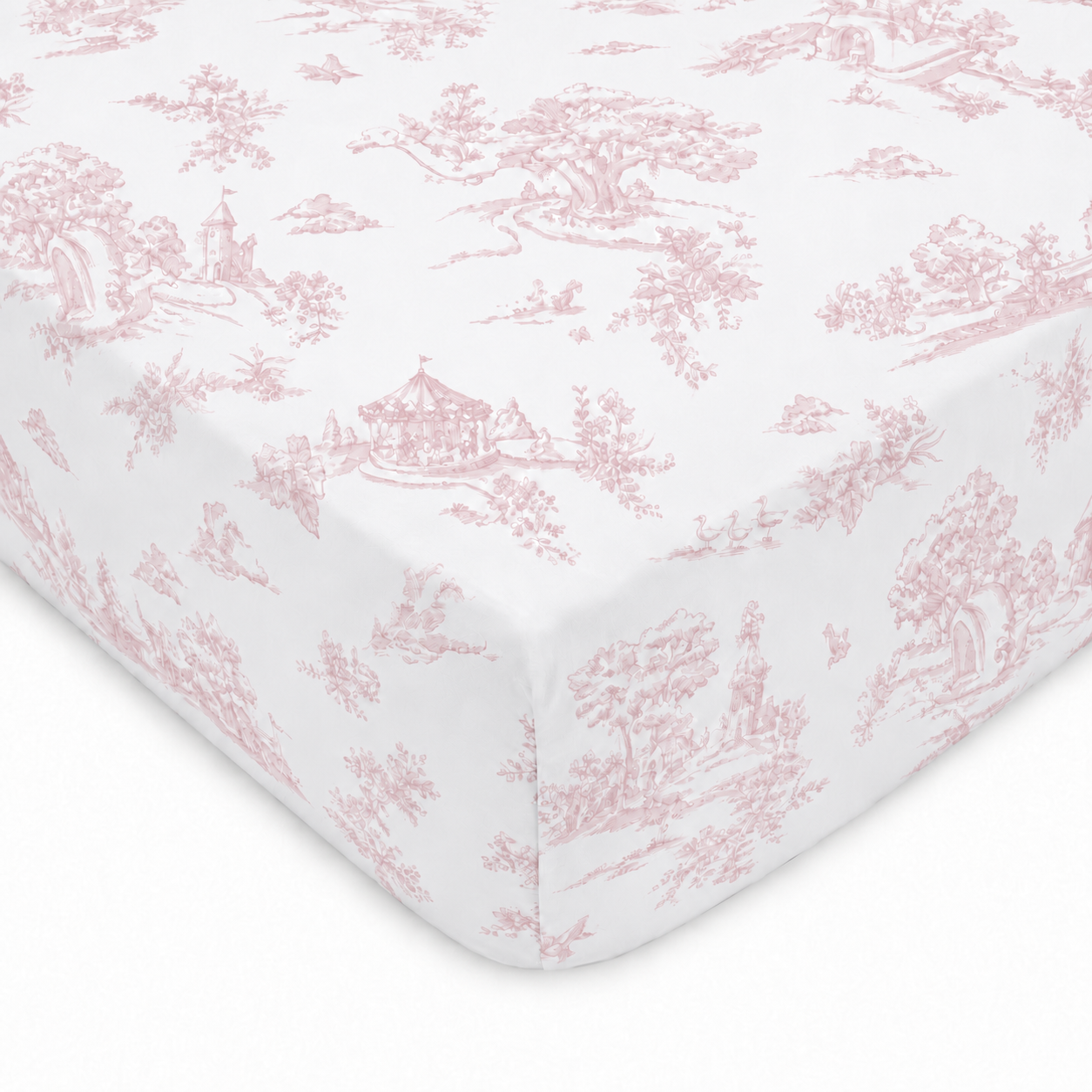 DH Toile Crib Sheet