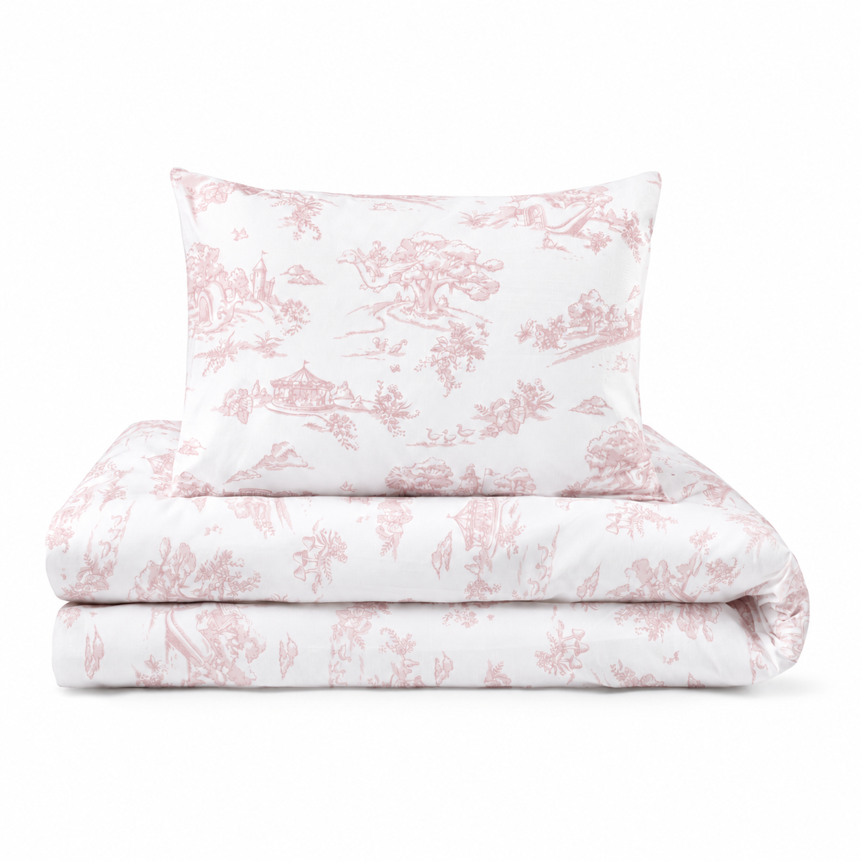 DH Toile Crib And Toddler Duvet