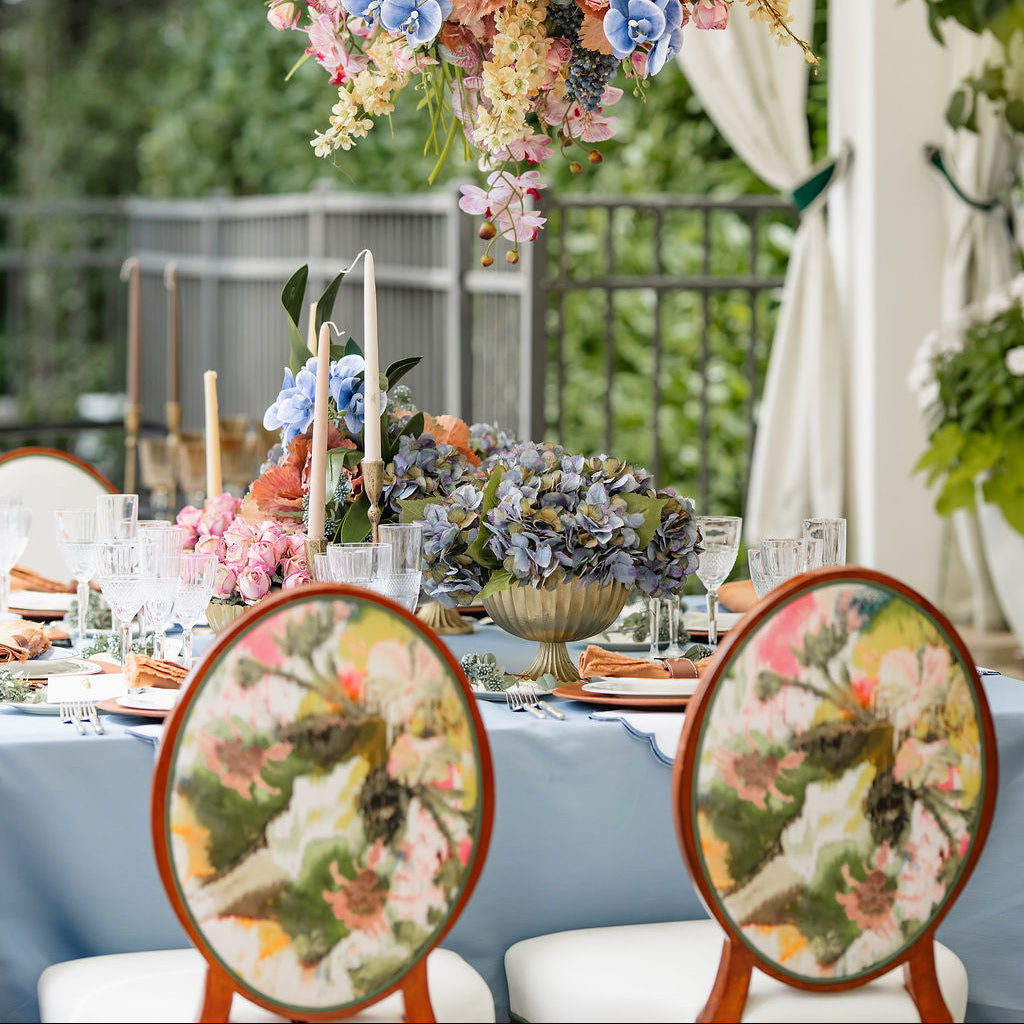 DH Hydrangea Gold Pedestal