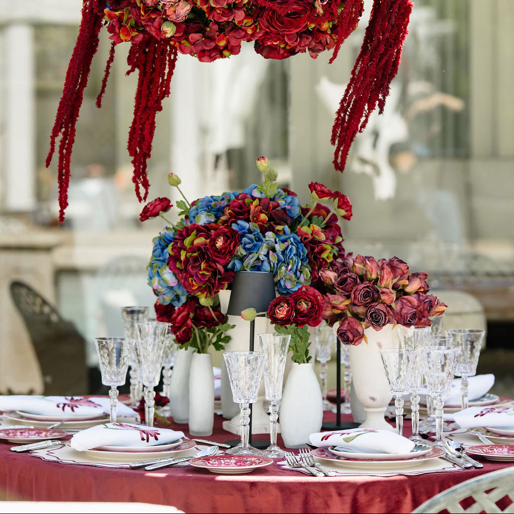DH Maroon and Blue Urn Arrangement