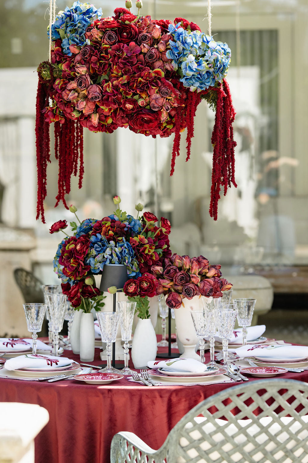 Newport Ruby Tablecloth