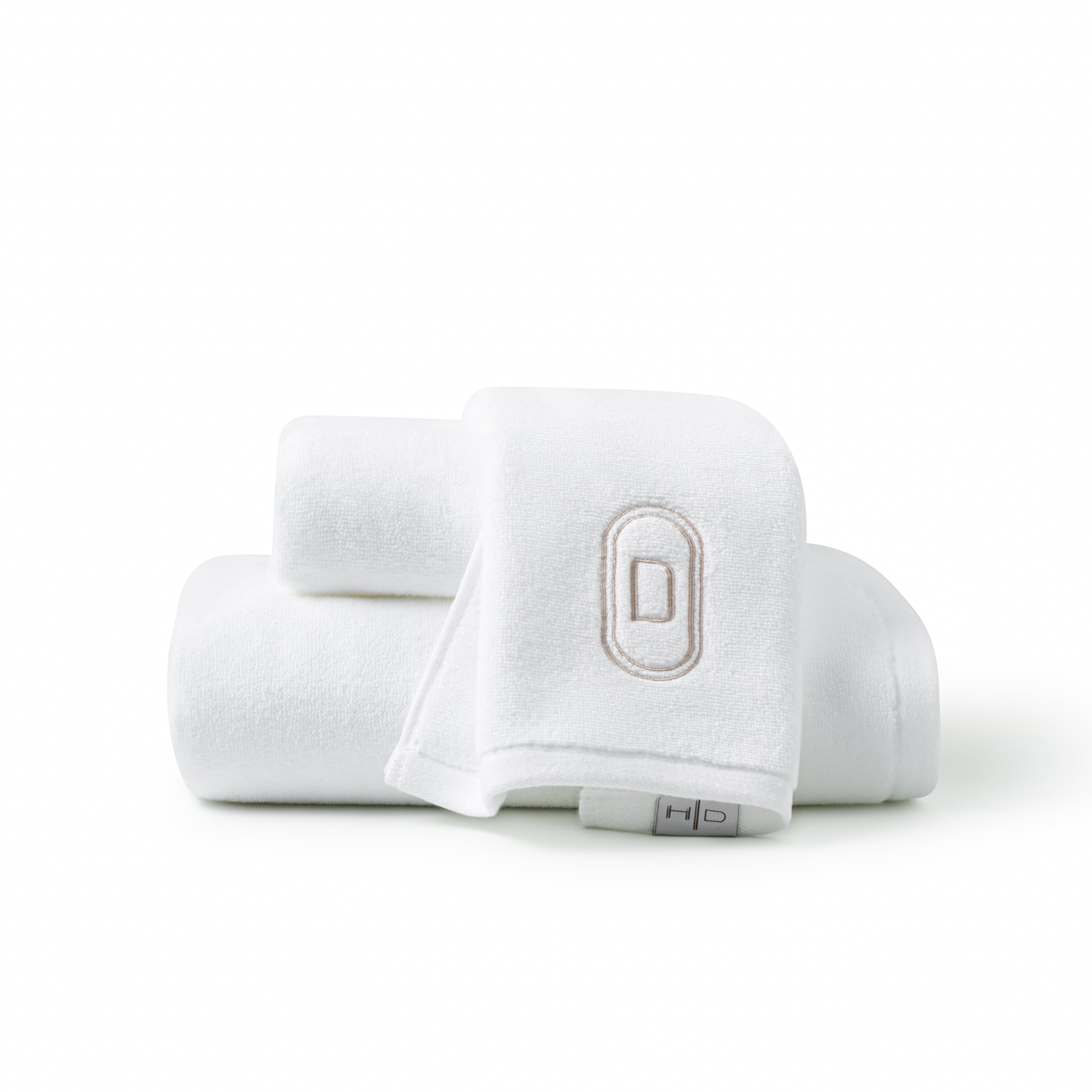 DH White Hand Towel