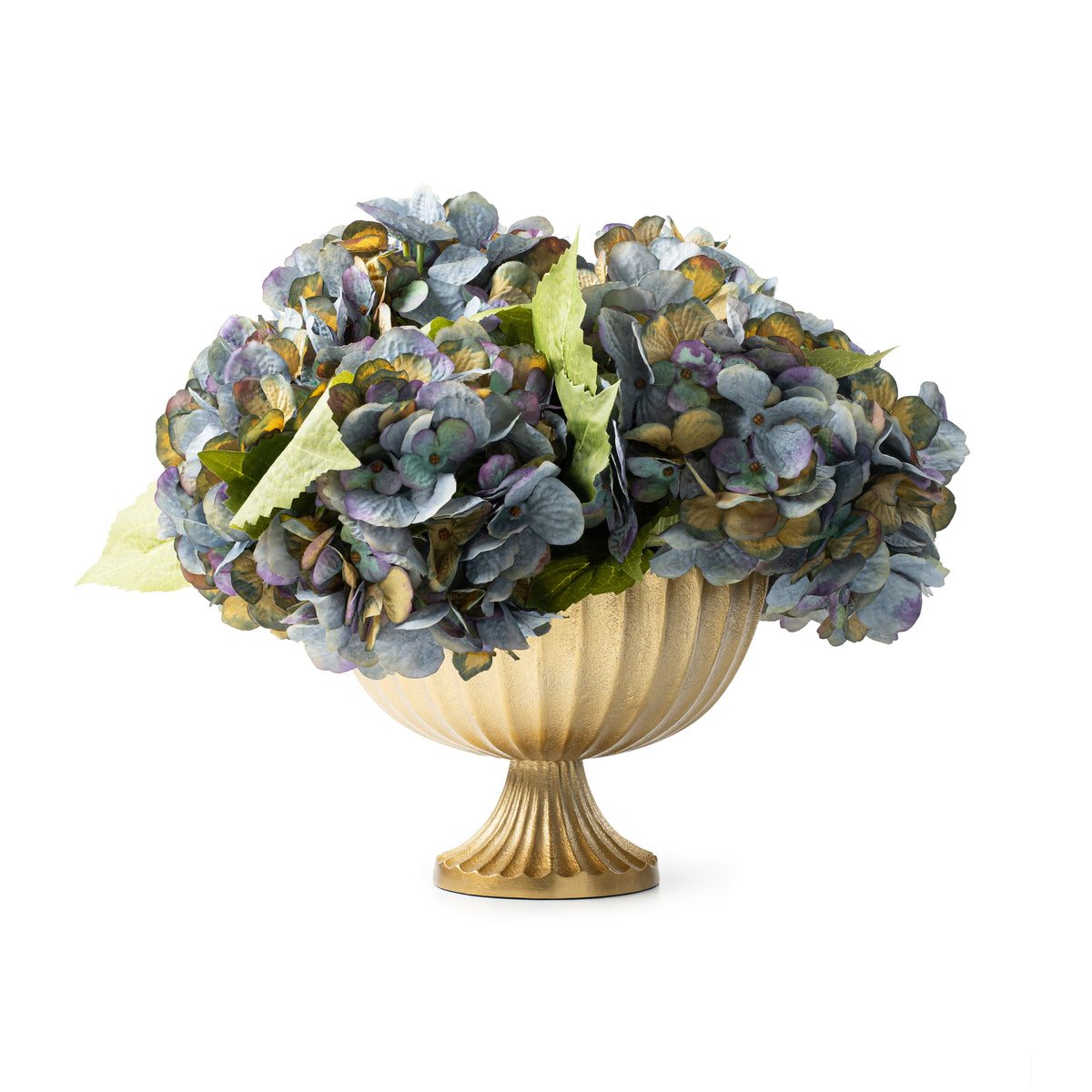 DH Hydrangea Gold Pedestal