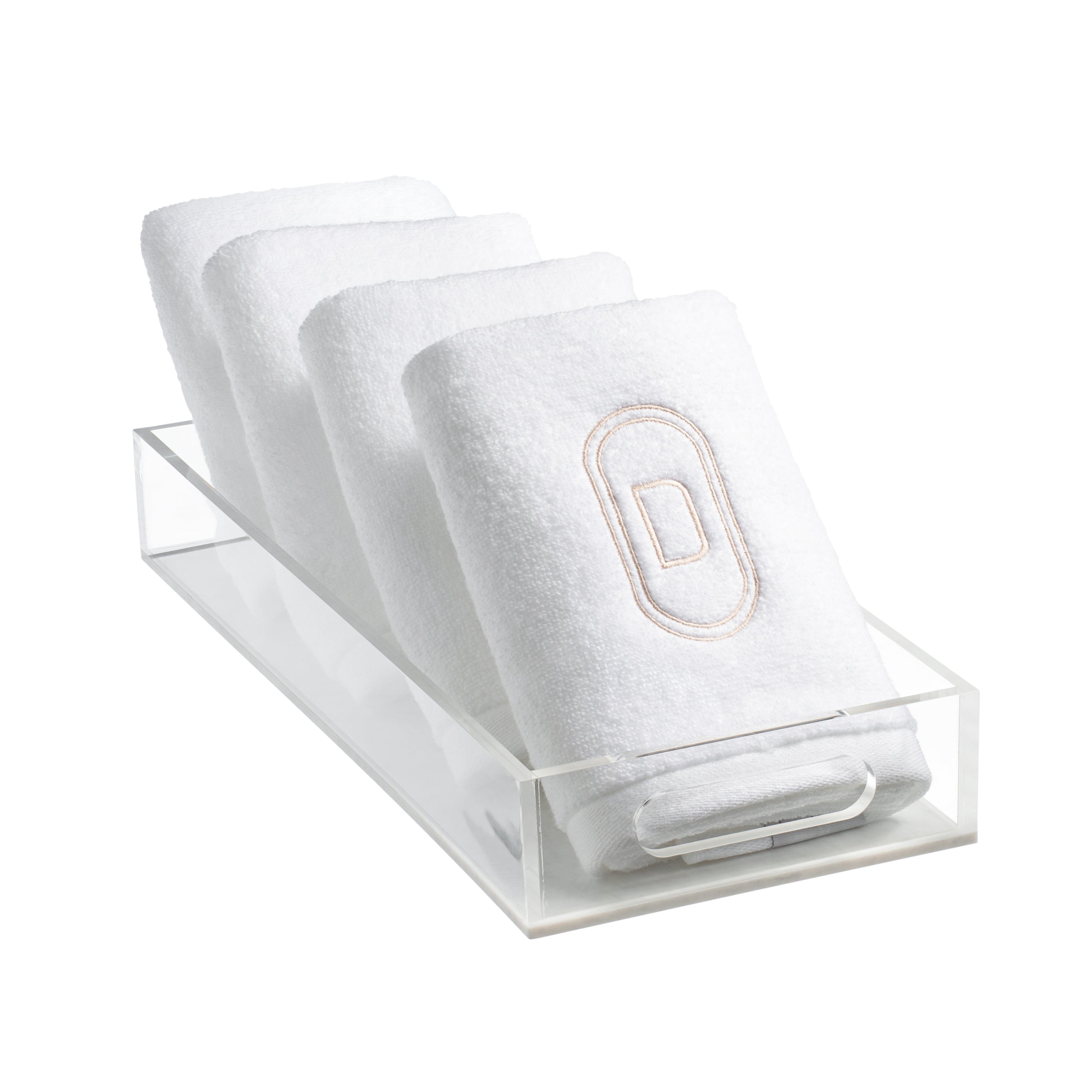 DH Oval Fingertip Towel Marble Set