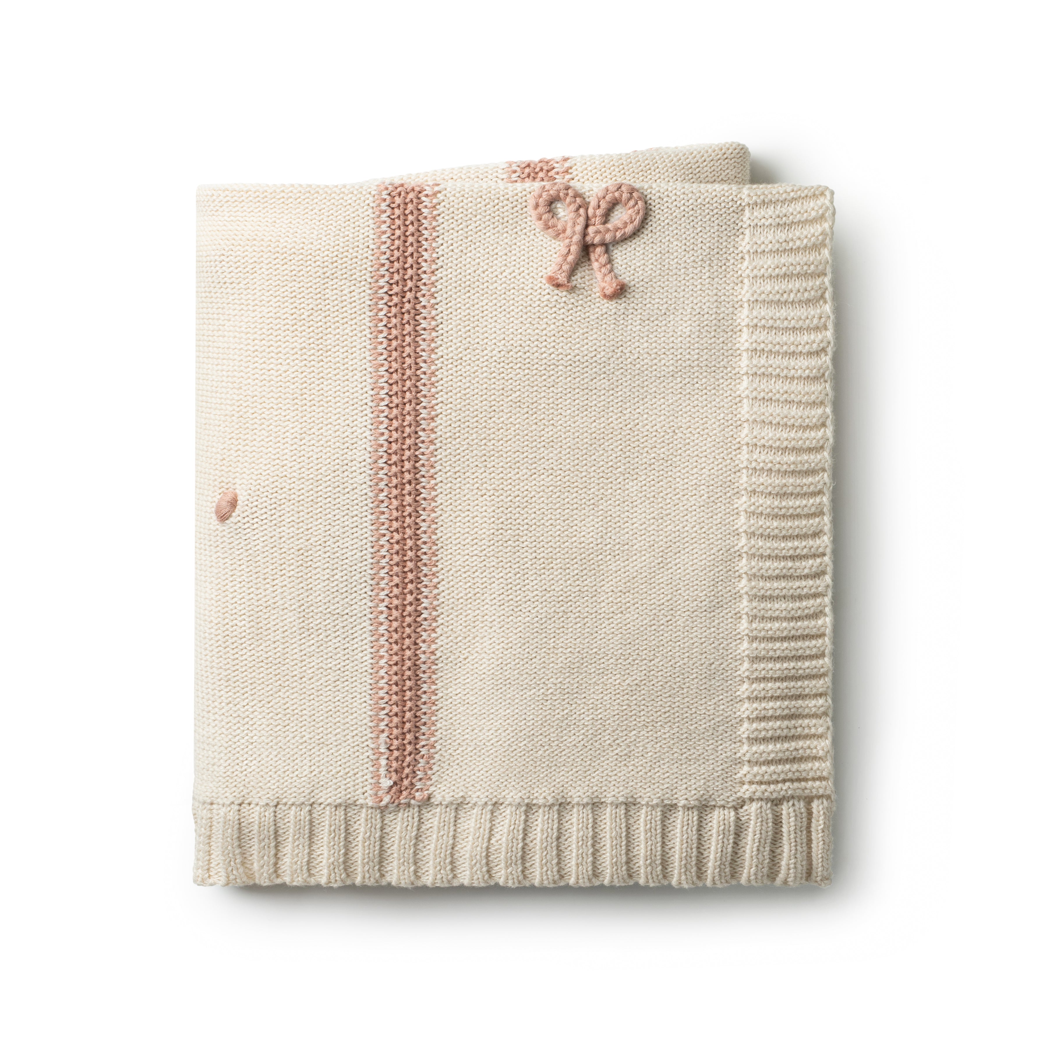 DH Mini Bow Blanket Pink