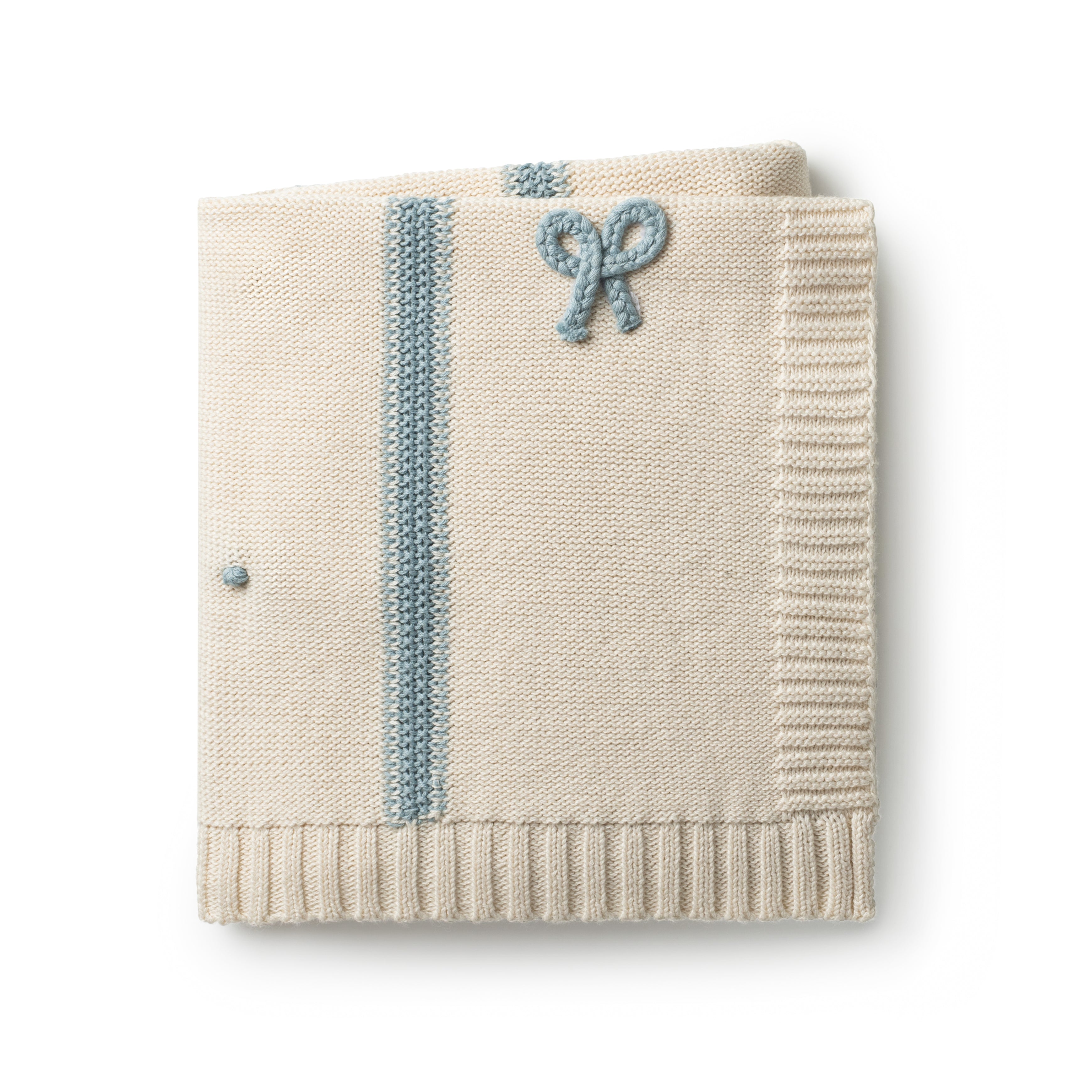 DH Mini Bow Blanket Blue