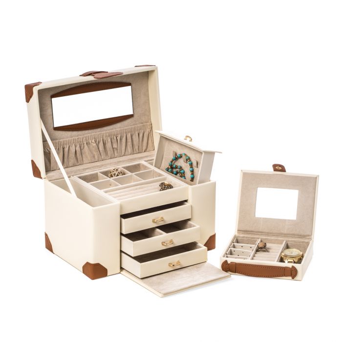 4 Level Multi Compartment Jewelry Box
